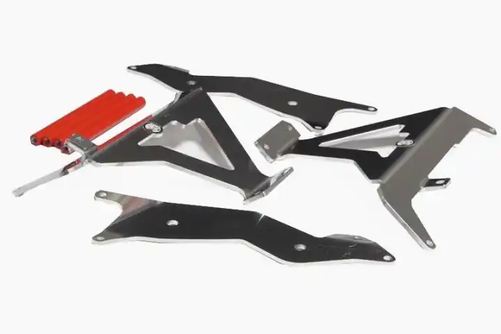 AXP Kühlerschutz Honda CRF450R 21-24/ CRF250R 22-24 - rot Echt
