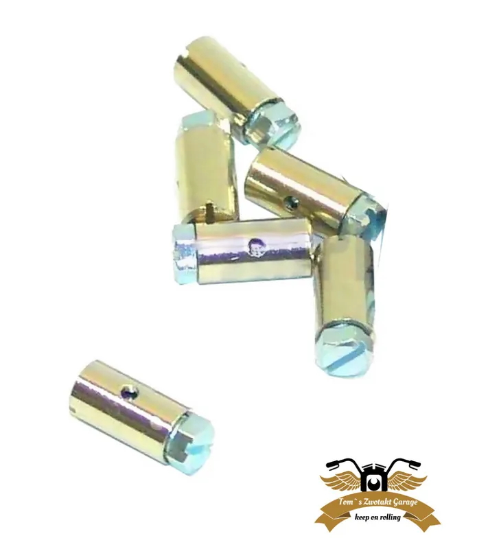 Direktkauf 2 X Nippel Schraubnippel Klemmnippel Bowdenzug Seilzug 8x15 mm