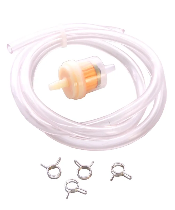 Top-Angebot Benzinschlauch Benzinfilter Klemmen Komplettset transparent 6x8mm