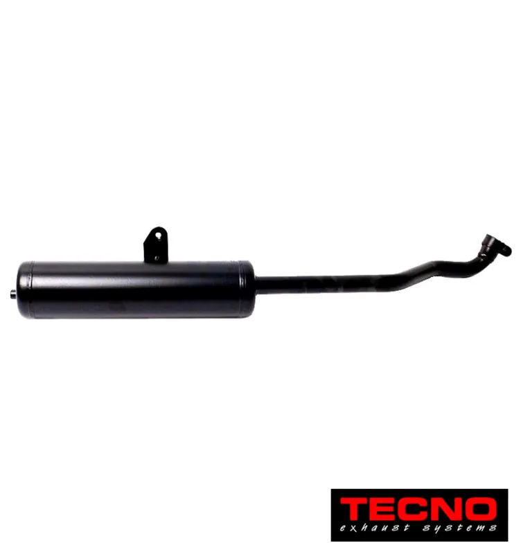 Billig Auspuff Piaggio Vespa SI Mix 25 km/h 23,5 mm Anschluß -Tecno-