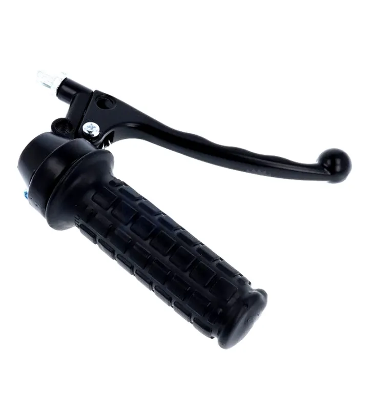 Heißes Angebot Bremsgriff / Gasgriff rechts schwarz 22mm Lenker Universal stabil -OEM-