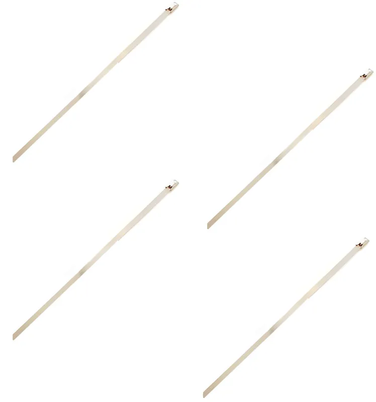 4 x Kabelbinder Edelstahl Mofa Moped 4,6 x 200 mm Mofa Moped bis 500 Grad C Bestseller