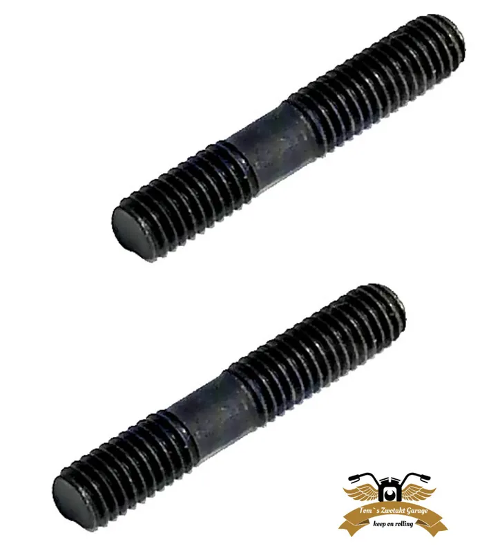 Finale Aktion 2 x Einlaß Auslaß Auspuff Stehbolzen M6 x 34 mm Motor