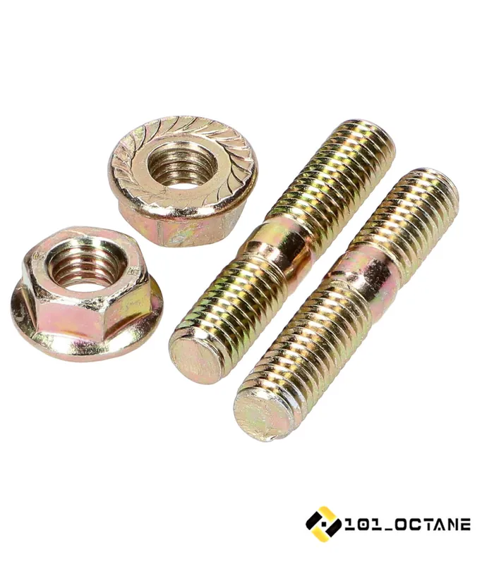 Heißes Angebot Stehbolzen Set Einlaß / Auslaß M6x32mm Zylinder Auspuff