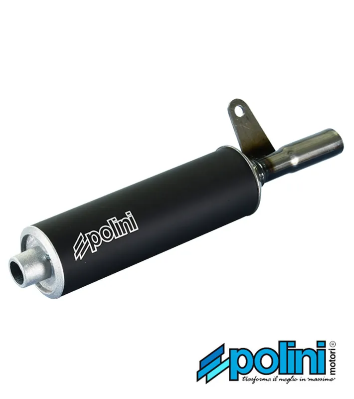Auspuff Topf Schalldämpfer Polini To One / SP 18 mm Anschluß Ciao Sichere Zahlung