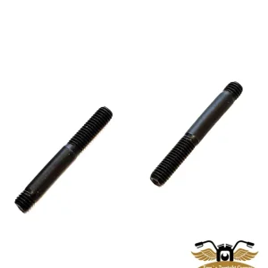 Schneller Versand 2 x Stehbolzen Stahl M6 x 50mm Siftschraube Krümmer Auslaß Einlaß