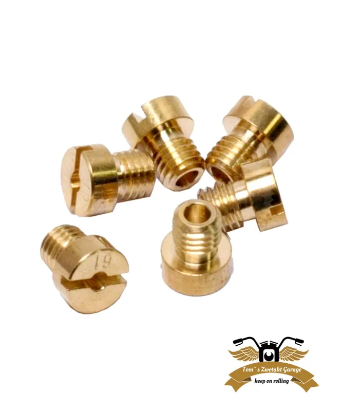 Abverkauf Hauptdüse für Dellorto Vergaser 5mm SHA PHBG SHB Gr. 34 - 118 Düse
