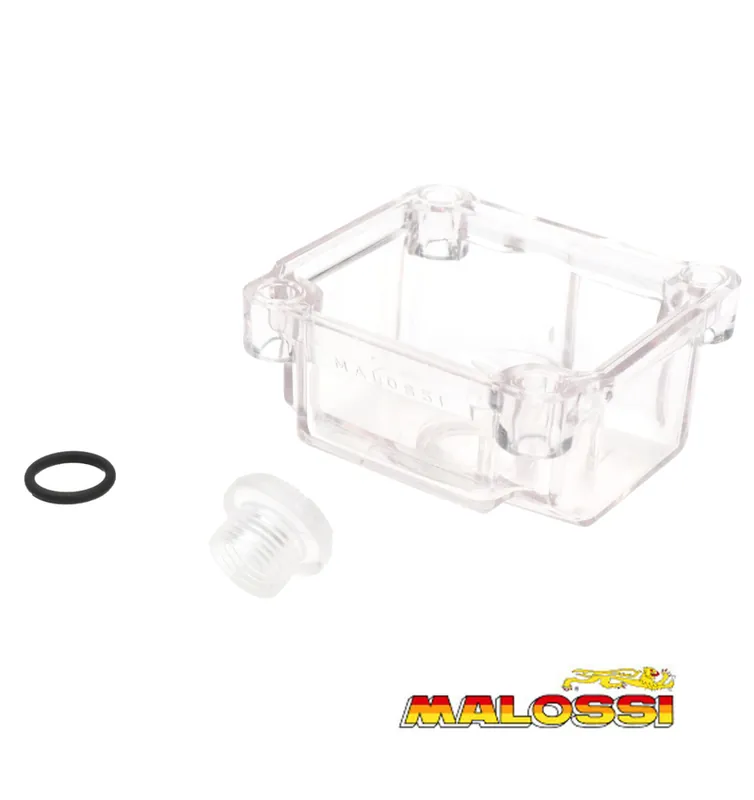 Schwimmerkammer transparent Malossi PHBG 15 - 21 mit Düsenmutter Schwimmertank Jetzt Kaufen