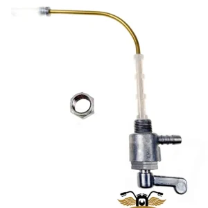 Heißes Angebot Benzinhahn Piaggio Ciao SC / PX Budget 12x1 mm 6mm Anschluss -OEM-
