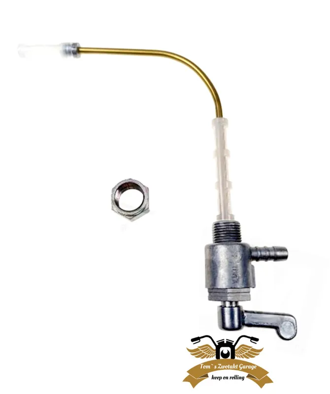 Heißes Angebot Benzinhahn Piaggio Ciao SC / PX Budget 12x1 mm 6mm Anschluss -OEM-