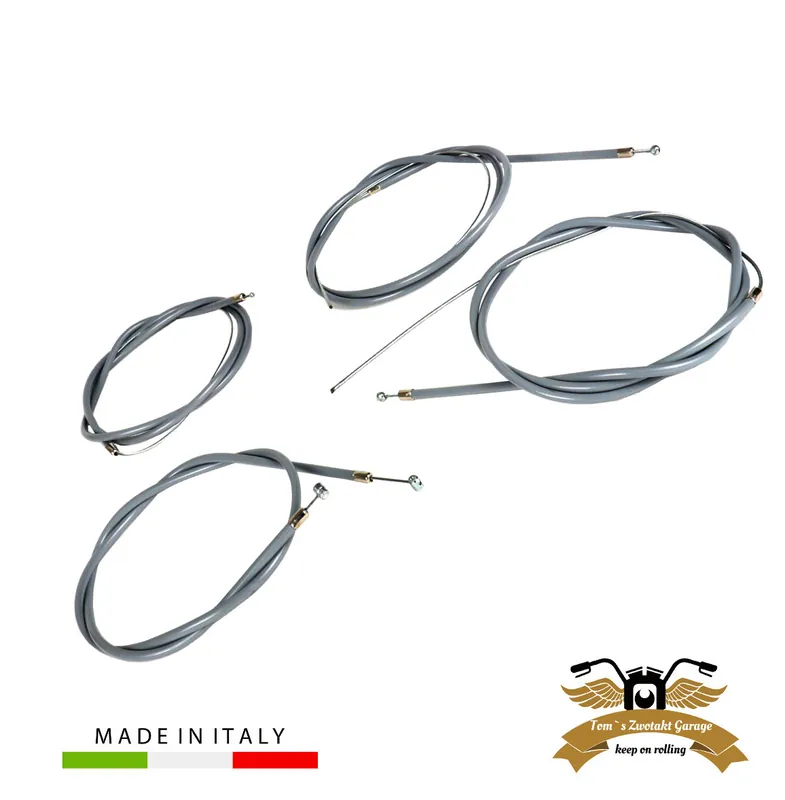 Ciao PX Bowdenzug grau Zugsatz Made in Italy Zugset Bowdenzugset Finale Aktion