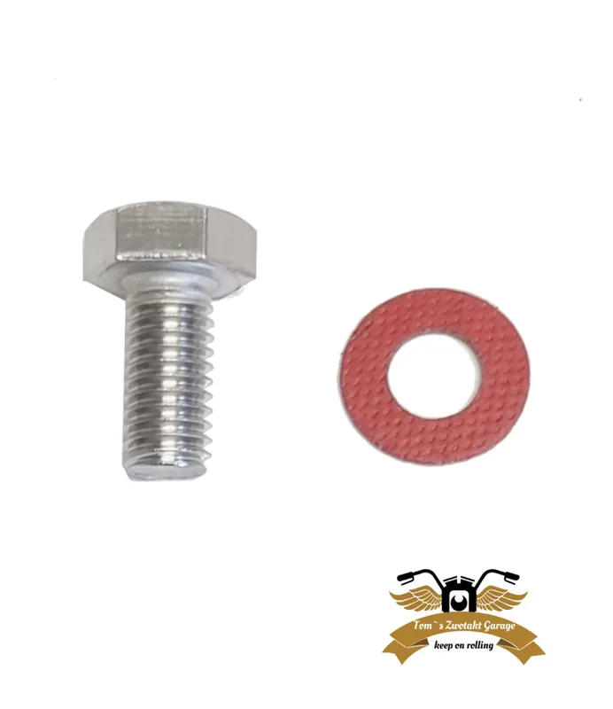 Angebot Ölschraube Ciao verzinkt M8x16mm mit Dichtring Öl Ablaßschraube