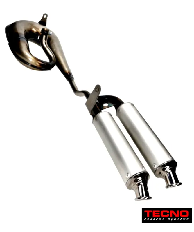 Finale Aktion Auspuff Tecno Circuit Twin Doppel Schalldämpfer Abgasanlage Ciao -Tecno-