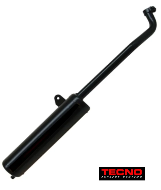Preiswert Auspuff Schalldämpfer Citypower offen Gilera EC1 22,5mm Anschluß -Tecno-