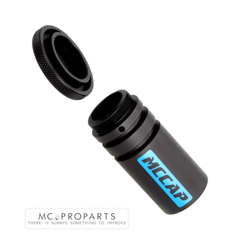 Tankdeckel -MC Cap-/Öl-Vorratsbehälter Aluminium eloxiert schwarz-MC Proparts- Sonderangebot