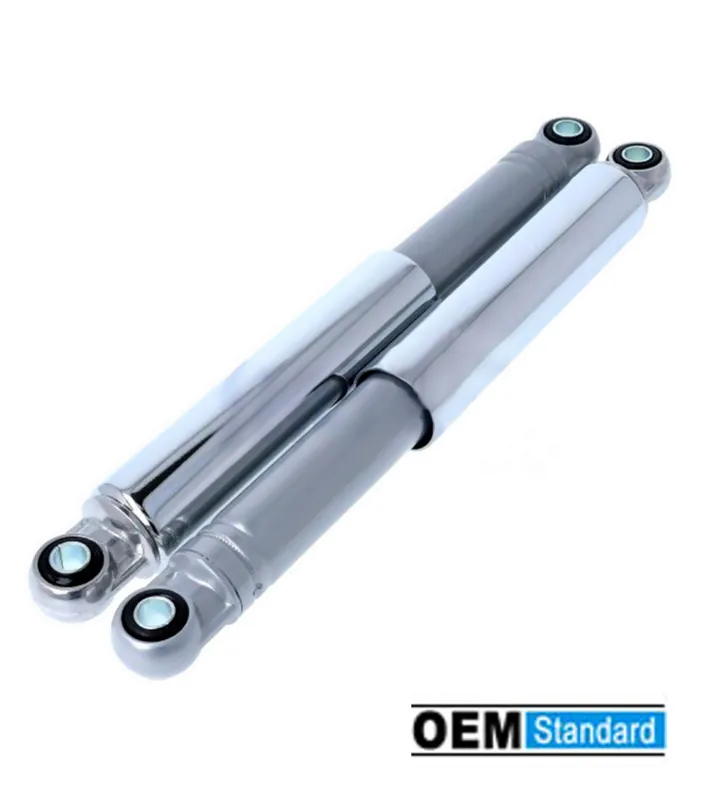 Garantierte Lieferung Stoßdämpfer Federbein Classic 275mm chrom/grau Piaggio Bravo, EC1, SI Boss