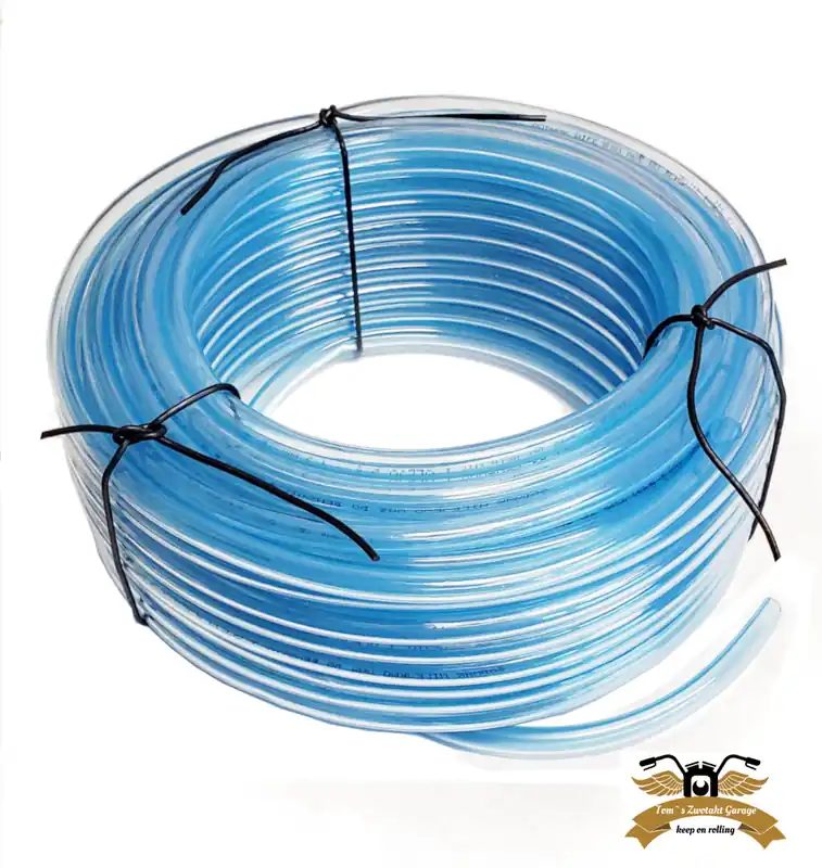 Benzinschlauch blau transparent 3x5 mm Kraftstoffschlauch Meterware Sonderangebot