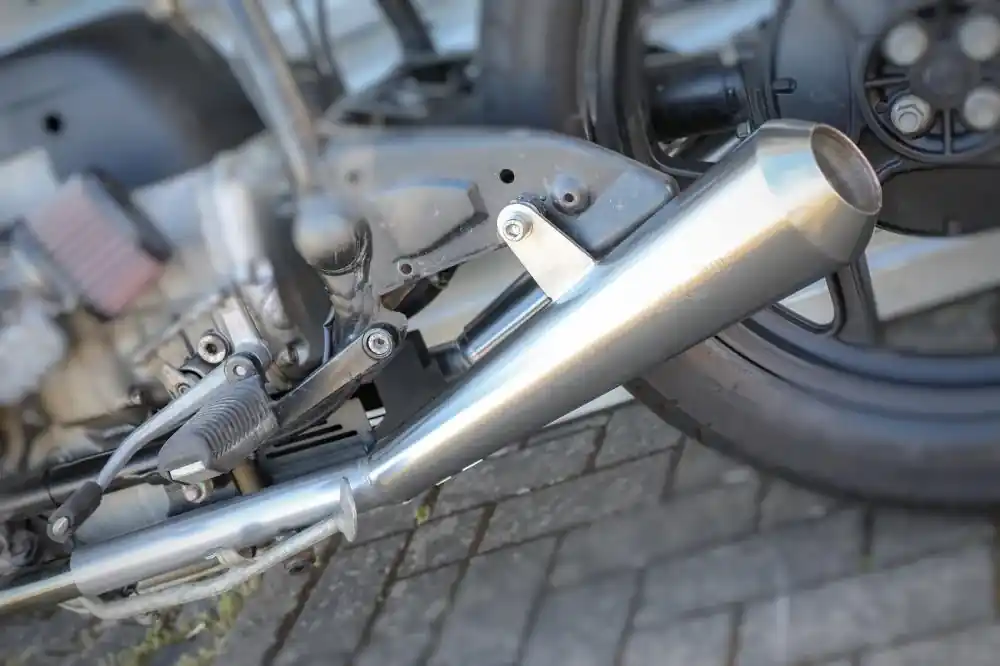 Ausverkauf BMW R65 R80 R100 Monolever 2-2 Auspuff für originale Befestigung mit ABE