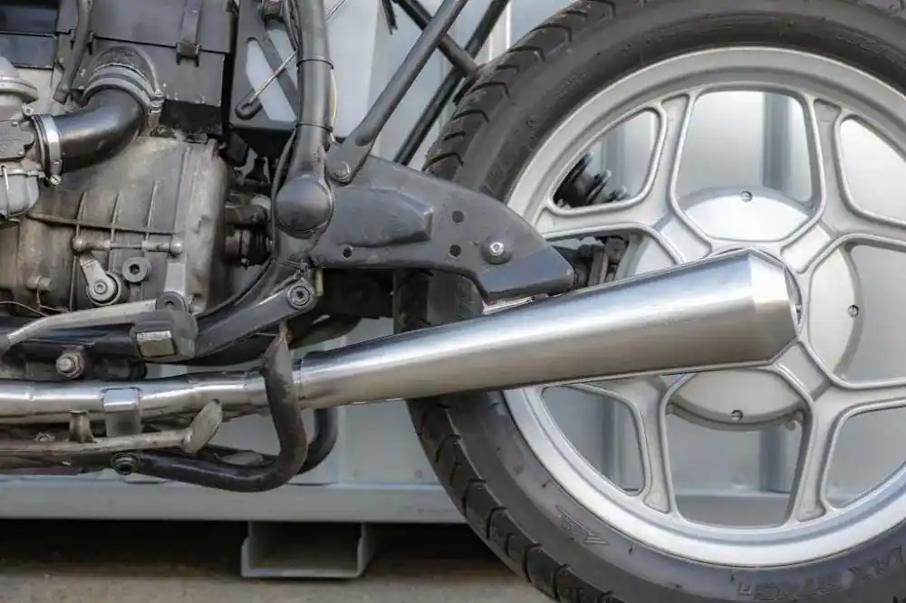 Neu BMW R65 R80 R100 Monolever 2-1 Auspuffanlage für originale Halterung mit ABE