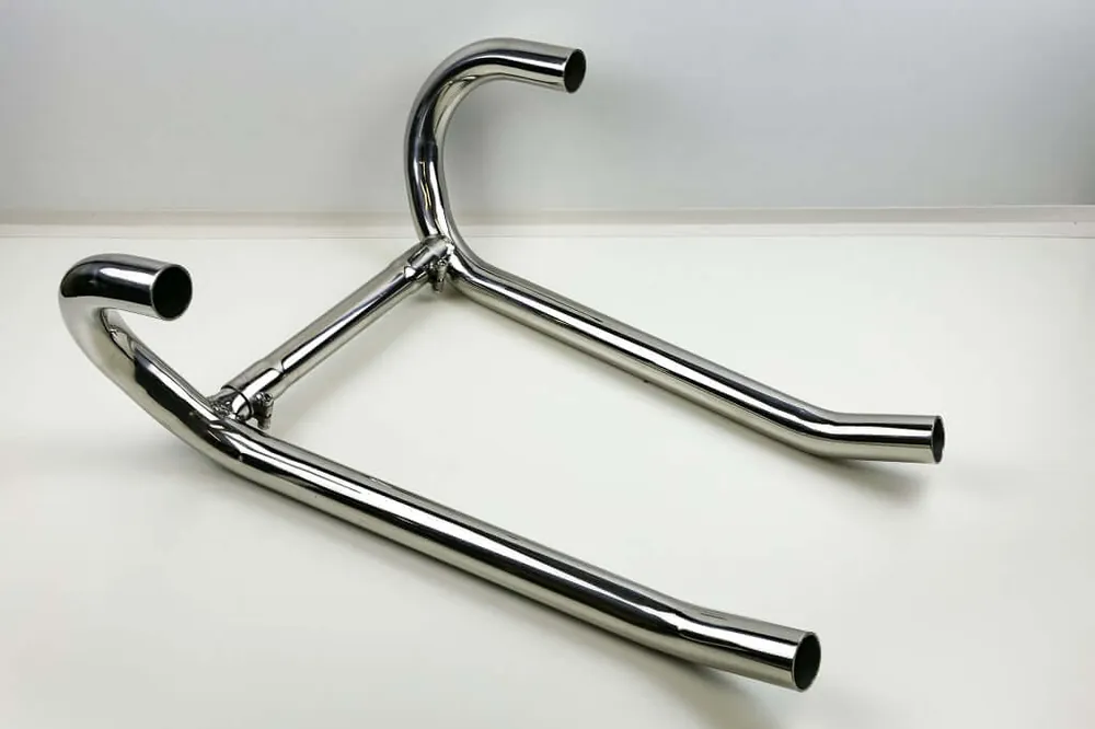 BMW R60 R75 R80 R90 R100 Twinshock Krümmer 38mm mit Interferenzrohr Expressversand
