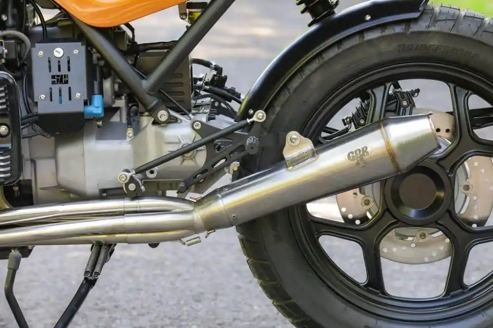 Begrenztes Angebot BMW K100 Slipon Auspuffanlage mit ABE