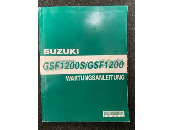Kracherpreis Wartungsanleitung GSF1200S/GSF1200
