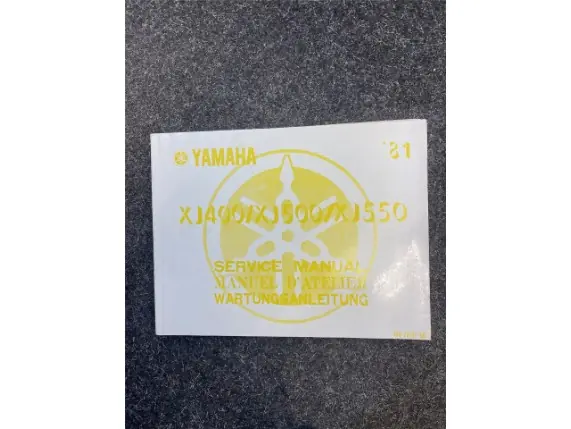 Zertifiziert Yamaha Wartungsanleitung XJ400/XJ500/XJ550